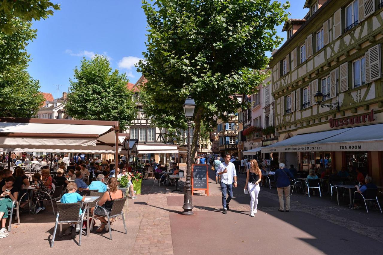 Suite Le Splendide Du Centre Historique Avec Climatisation Colmar Bagian luar foto